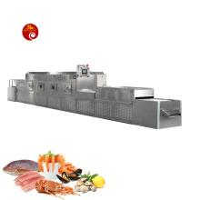 Automatic  Sea Food  Microwave Drying  Sterilization Equipment Prawn Baking Equipment